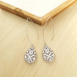 Gothic Earrings in Silver
