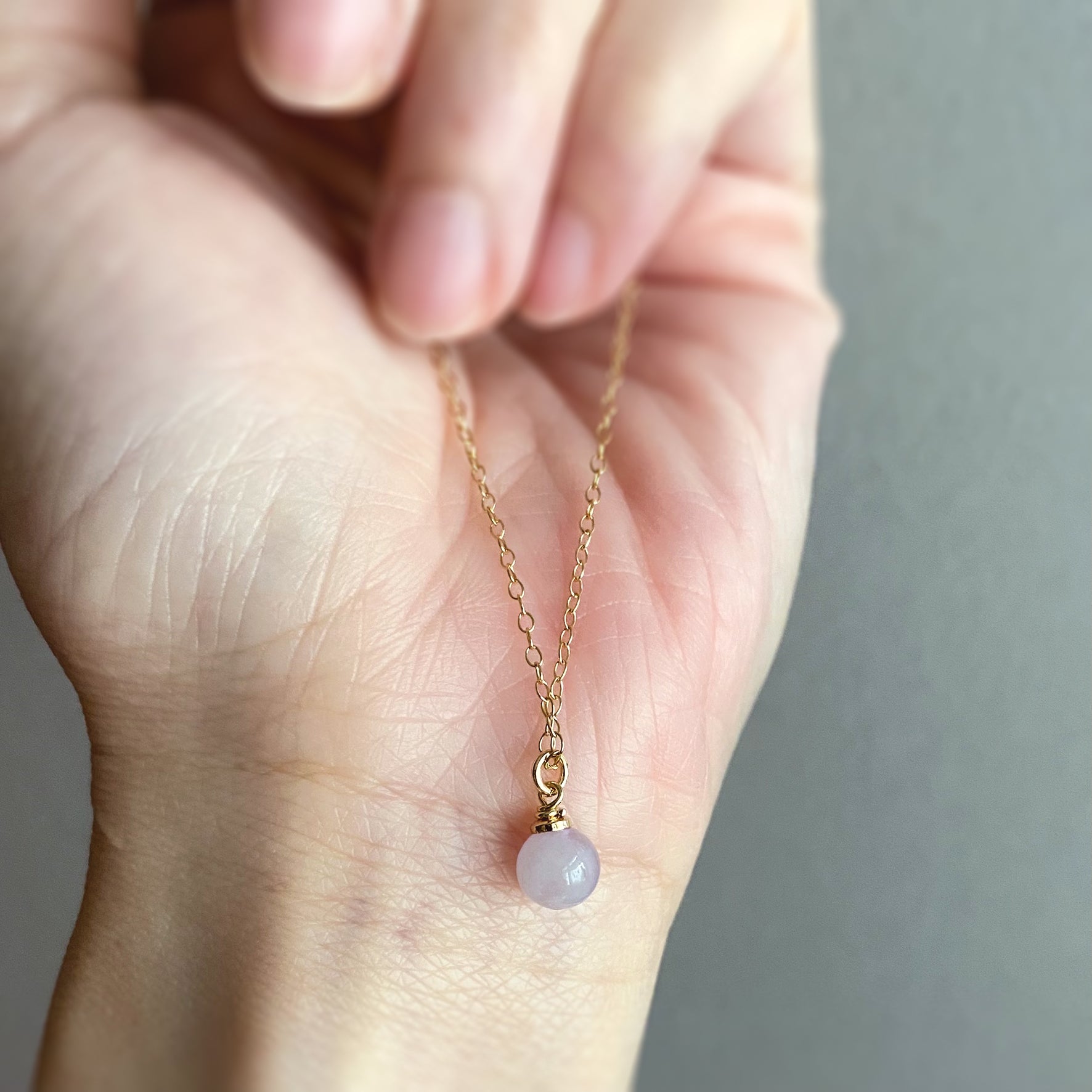 Iolanthe | Lavender Jade Necklace