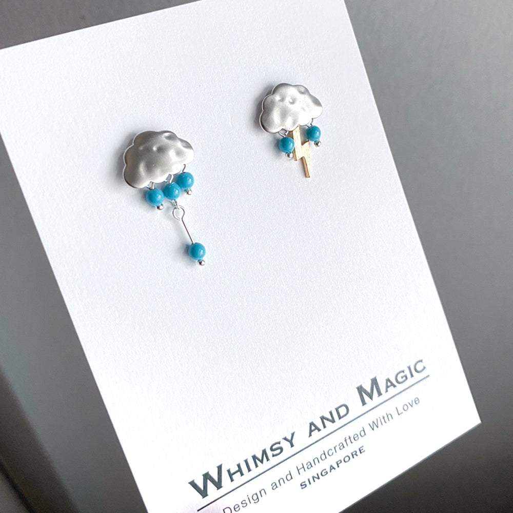 Petite Rain Clouds Earrings