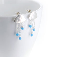 Rain Clouds | Pearl Chain Earrings