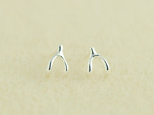 Tiny Wish Bone Earrings